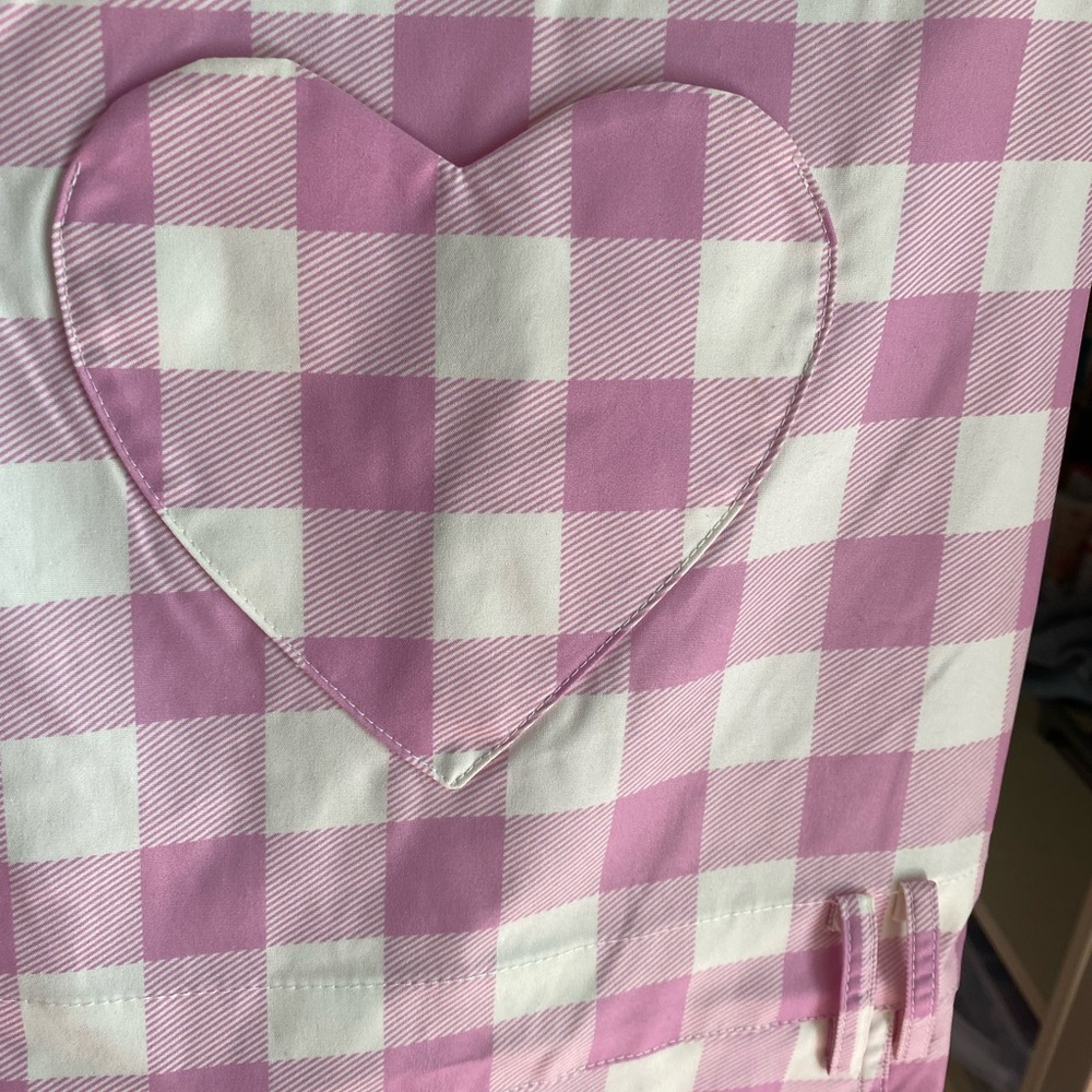 Sugar Thrillz Pink Plaid Hearts Coverall